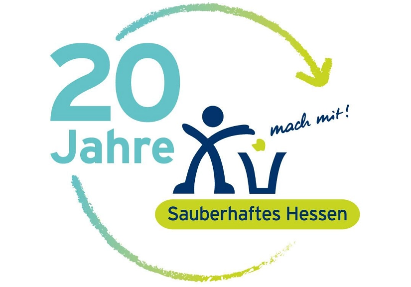 Logo 20 Jahre Sauberhaftes Hessen&nbsp;&copy;&nbsp;DBM